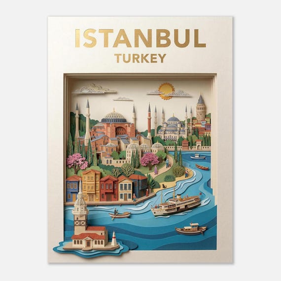 ISTANBUL - Turkey | Travel Poster
