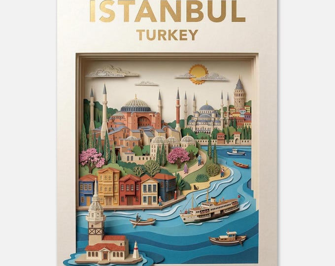 ISTANBUL - Turkey | Travel Poster