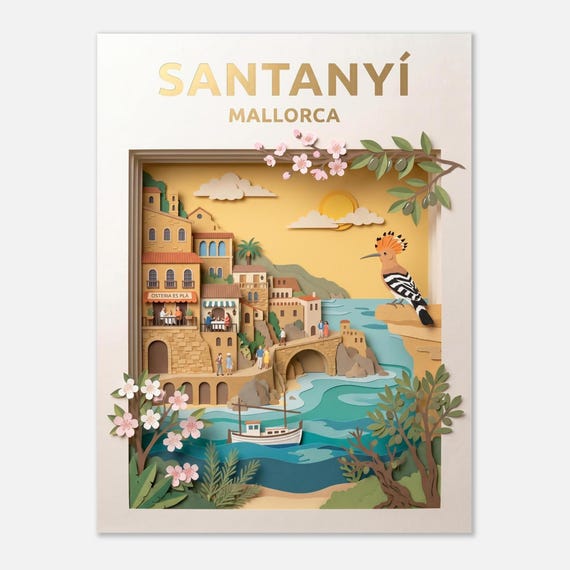 SANTANYÍ – Mallorca | Travel poster