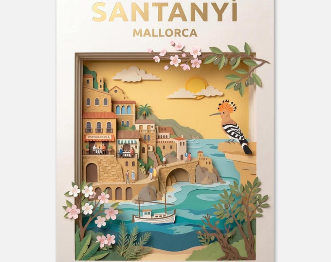 SANTANYÍ – Mallorca | Travel poster