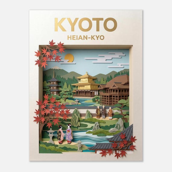 KYOTO – Heian-kyo | Travel poster