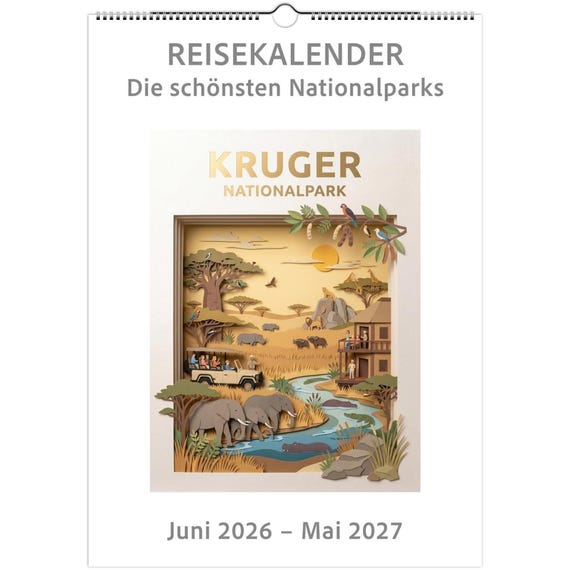 WALL CALENDAR – National Parks | June 2026 to May 2027