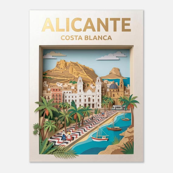ALICANTE – Costa Blanca | Travel poster