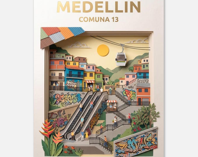 MEDELLIN – Comuna 13 | Travel poster