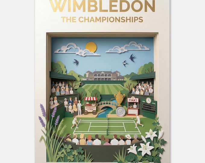 WIMBLEDON – The Championships | Travel Poster