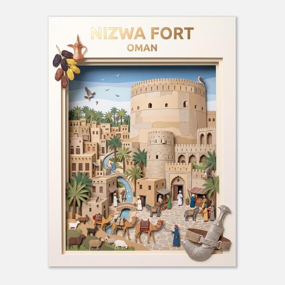 OMAN – Nizwa Fort | Poster