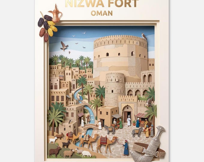 OMAN – Nizwa Fort | Poster