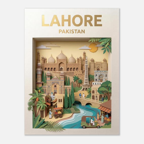 LAHORE – Pakistan | Travel poster