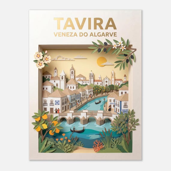 TAVIRA – Venice do Algarve | Travel Poster