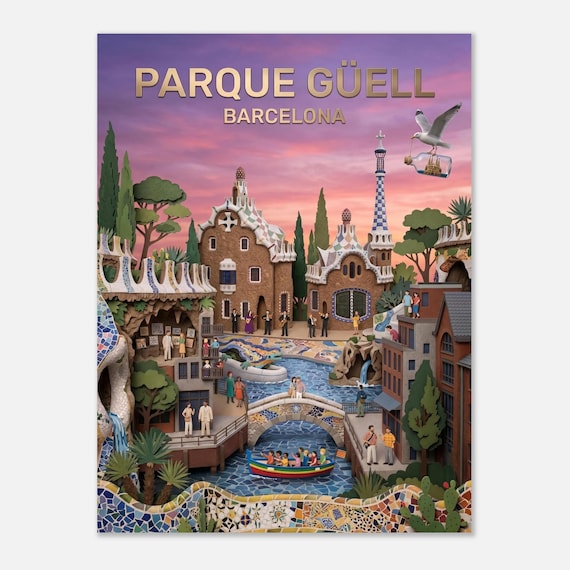 BARCELONA – Parque Güell | Posters
