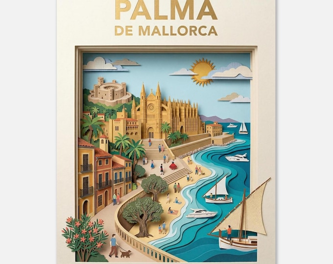 PALMA – de Mallorca | Travel poster