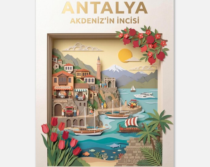 ANTALYA – Akdeniz'in İncisi | Travel poster