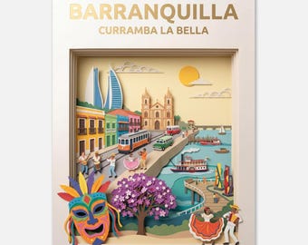 BARRANQUILLA – Curramba la bella | Travel poster