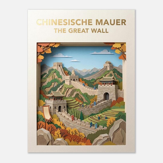 CHINESE WALL – The Great Wall | Travel Poster