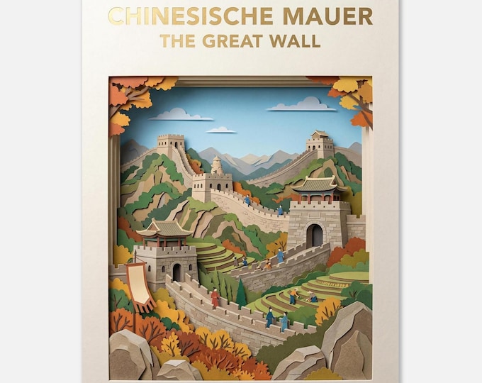 CHINESE WALL – The Great Wall | Travel Poster