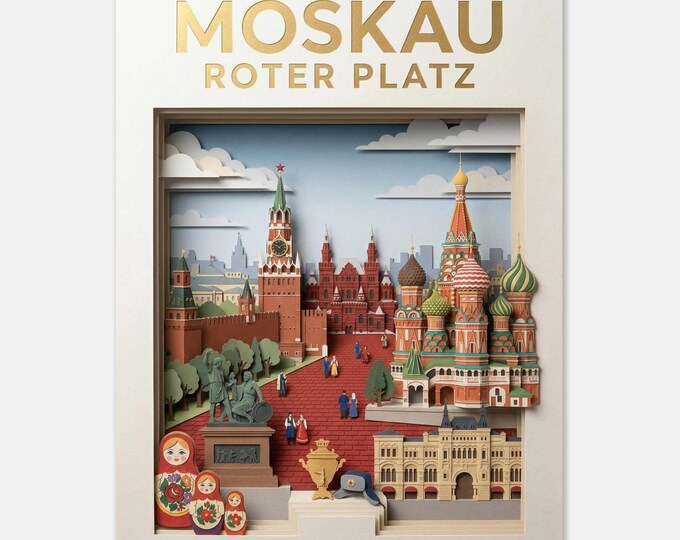 MOSCOW - Red Square | Travel poster