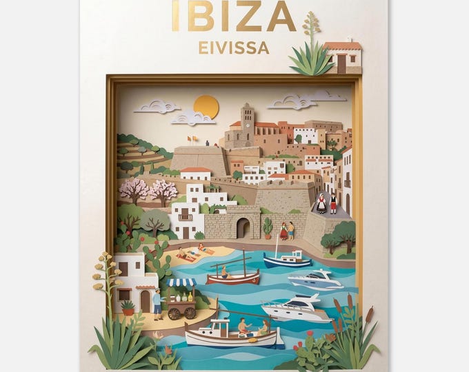 IBIZA – Eivissa | Travel poster