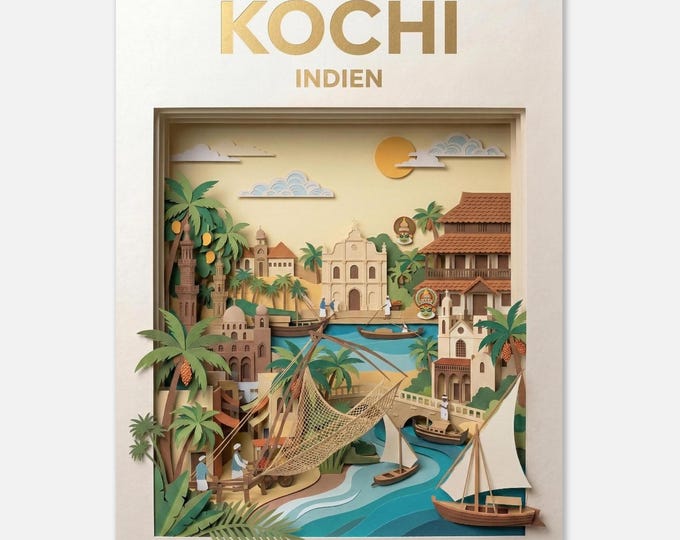 KOCHI – India | Travel Poster
