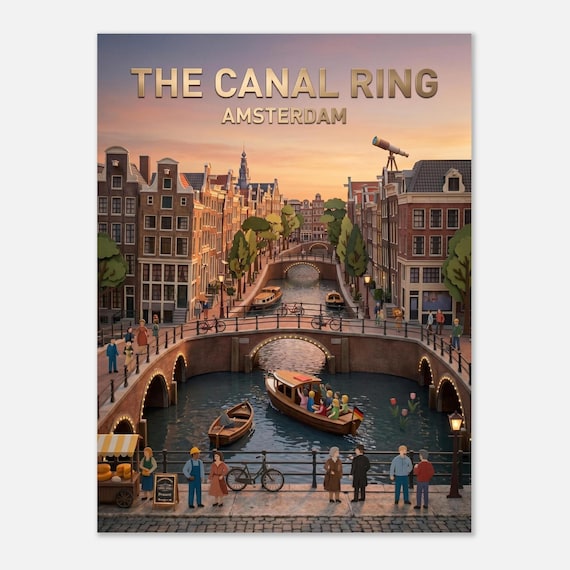 AMSTERDAM – The Canal Ring | Posters