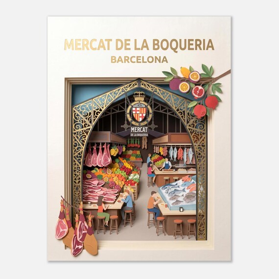 MERCAT de la BOQUERIA | Barcelona | Posters