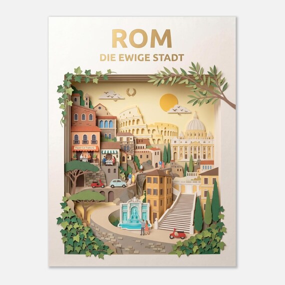 ROME – The Eternal City | Travel Poster