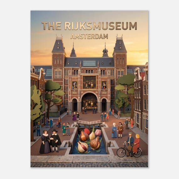 AMSTERDAM – The Rijksmuseum | Posters
