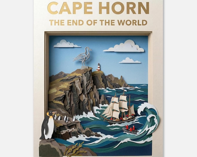 CAPE HORN – The end of the world | Travel poster