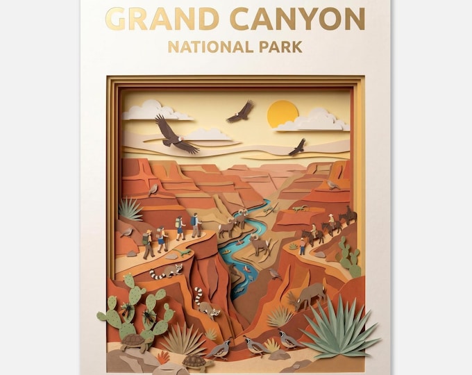 GRAND CANYON – National Park | Travel Poster