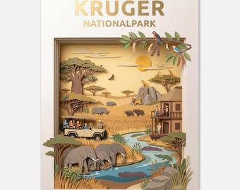 KRUGER – National Park | Travel Poster