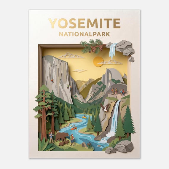 YOSEMITE – National Park – Poster