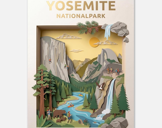 YOSEMITE – National Park – Poster