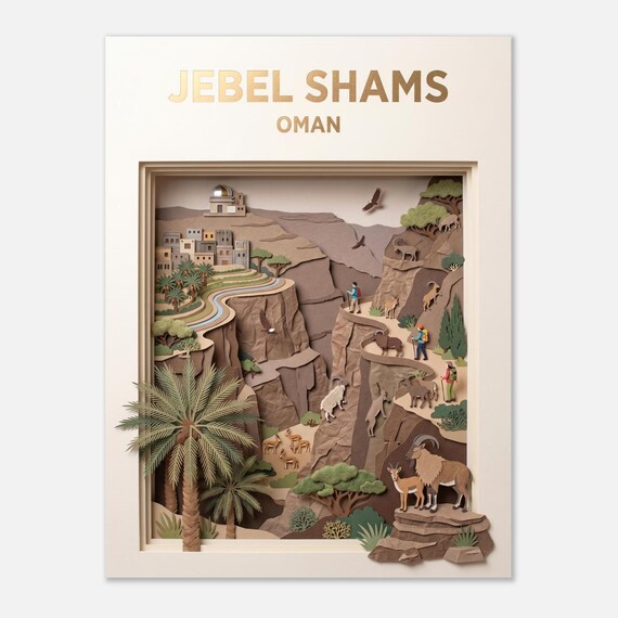 OMAN – Jebel Shams | Poster