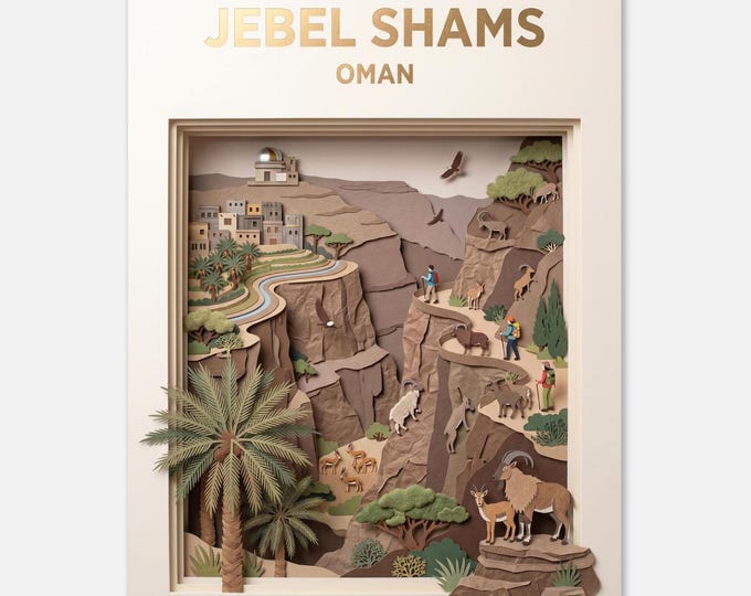 OMAN – Jebel Shams | Poster
