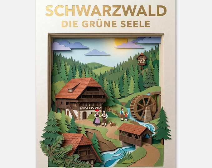 BLACK FOREST – The Green Soul | Travel Poster