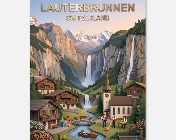 LAUTERBRUNNEN – Switzerland | Poster