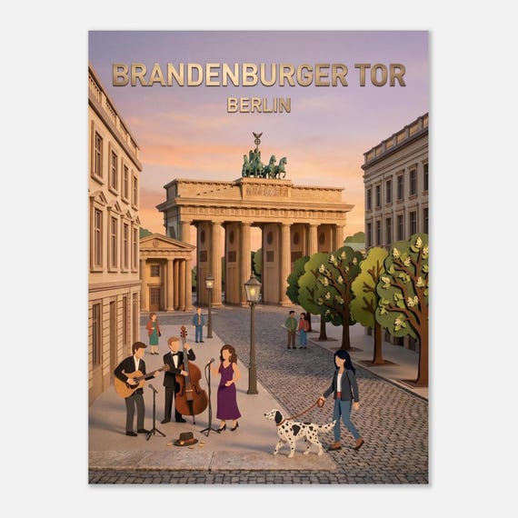 BERLIN – Brandenburg Gate | Poster