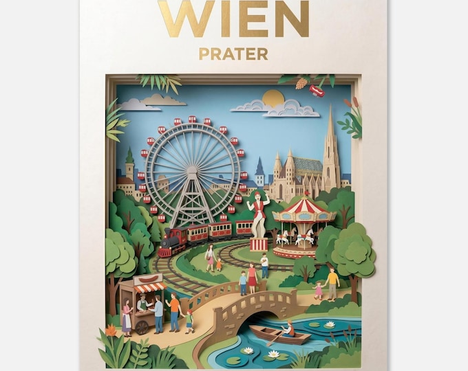 VIENNA – Prater | Travel poster