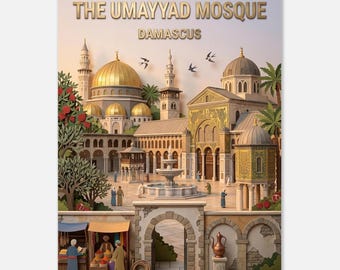 DAMASCUS – The Umayyad Mosque | Posters