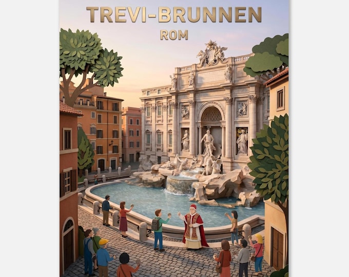 ROME – Trevi Fountain | Poster