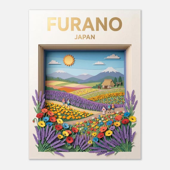 FURANO – Japan | Travel Poster
