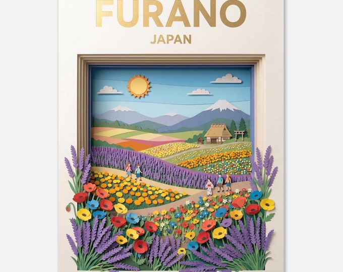 FURANO – Japan | Travel Poster