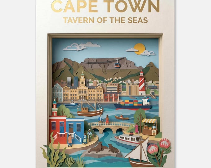 CAPE TOWN – Tavern of the seas | Travel poster