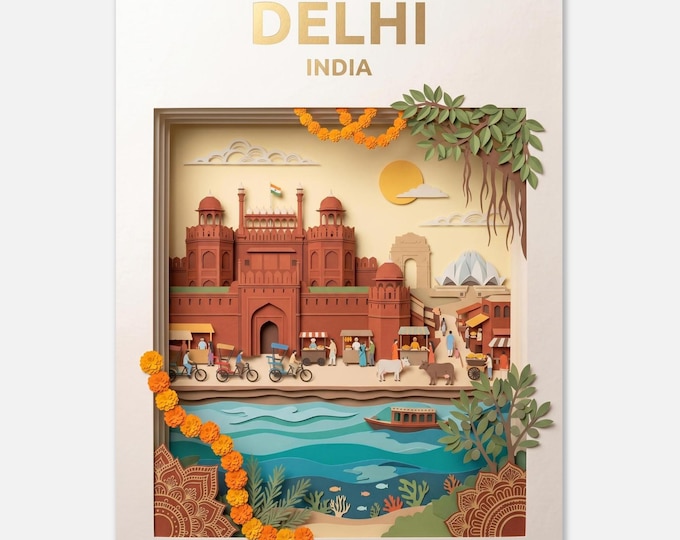 DELHI – India | Travel Poster