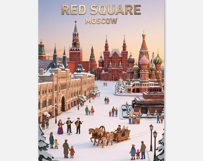 MOSCOW – Red Square Winter | Posters