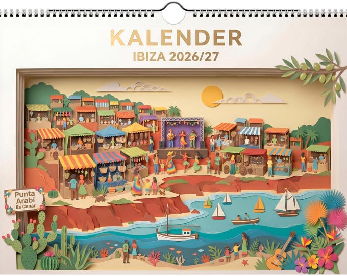 WALL CALENDAR – Ibiza | June 2026 to May 2027