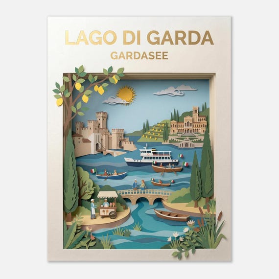 Lake Garda | Travel poster