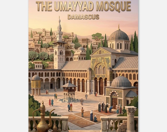 DAMASCUS – The Umayyad Mosque | Posters