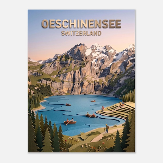 SWITZERLAND – Oeschinensee | Posters