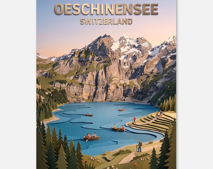 SWITZERLAND – Oeschinensee | Posters