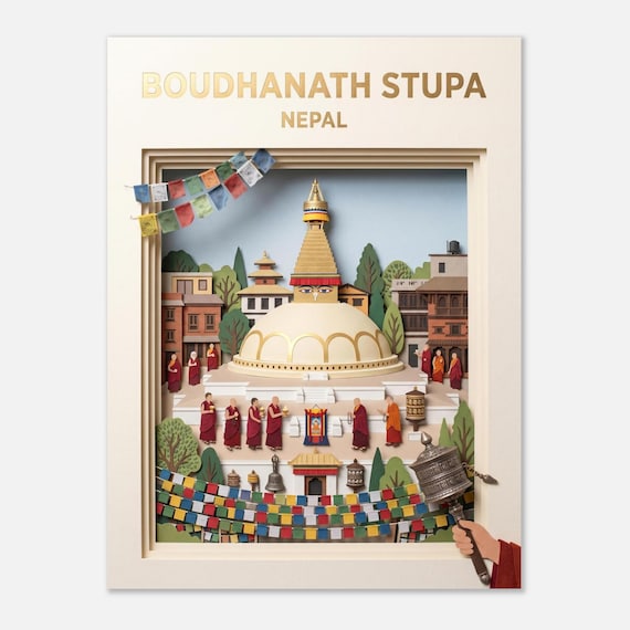 NEPAL – Boudhanath Stupa | Posters